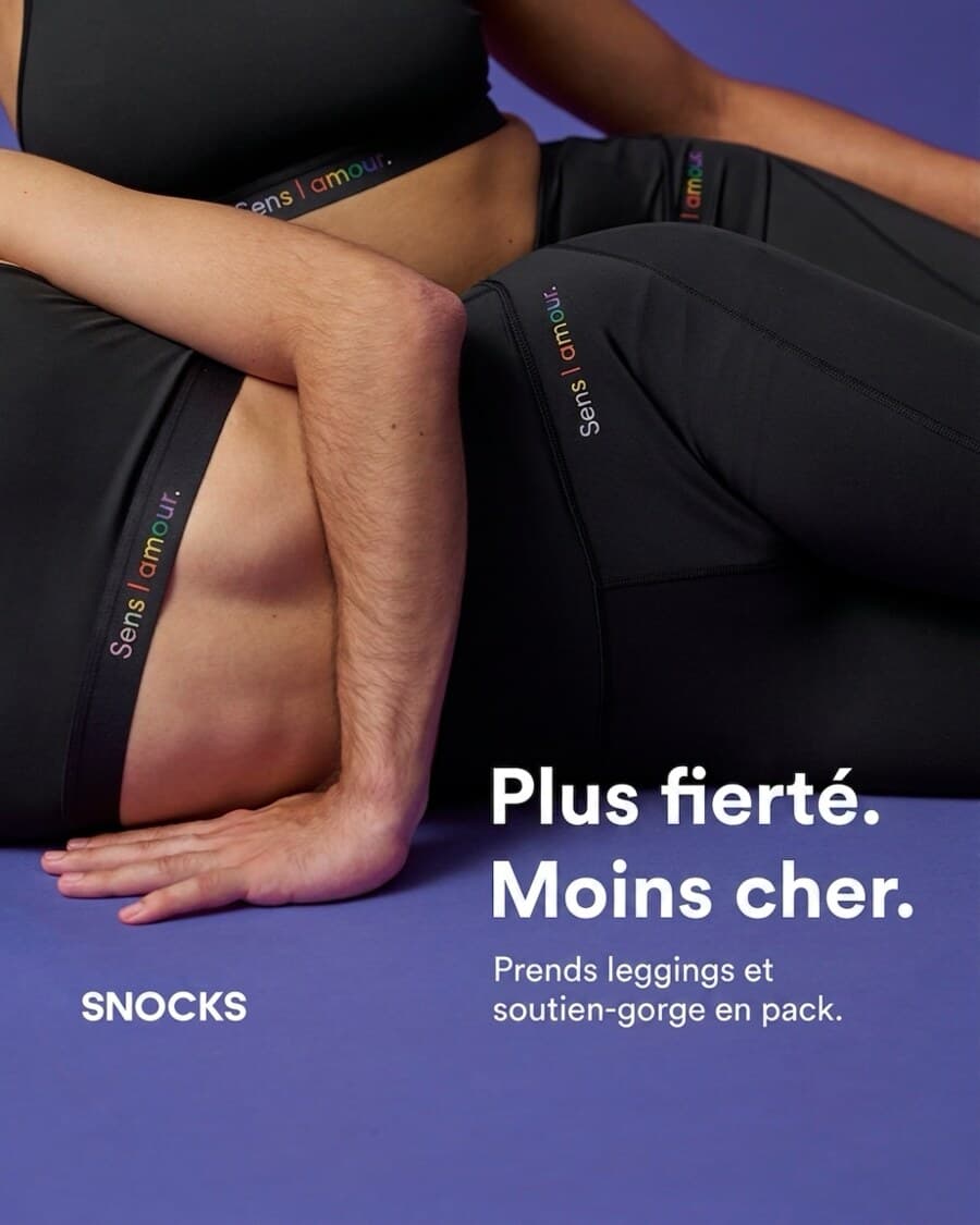 AI-generiertes SNOCKS Werbebild